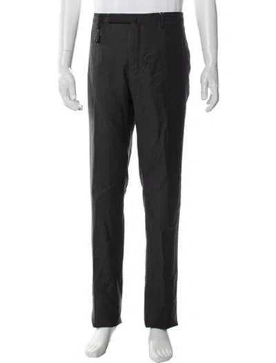 Pre-owned Incotex Wool Dress Pants In Gray