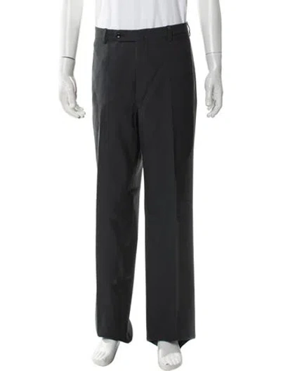 Pre-owned Incotex Wool Dress Pants In Gray