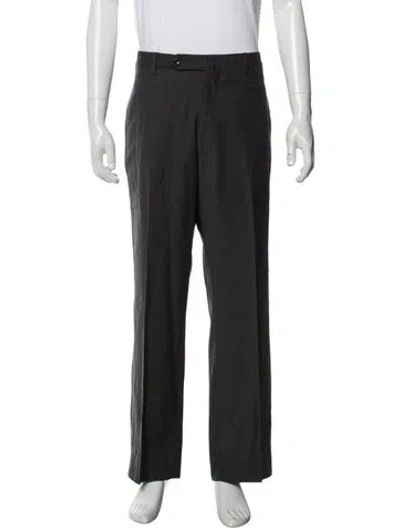 Pre-owned Incotex Wool Dress Pants In Grey