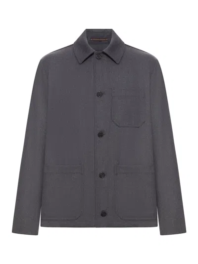 INCOTEX WOOL OVERSHIRT