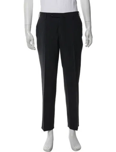 Pre-owned Incotex Wool Pants In Blue