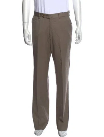 Pre-owned Incotex Wool Pants In Neutral