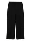 Incotex Wool Trousers In Black