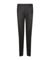 Incotex Wool Trousers In Black