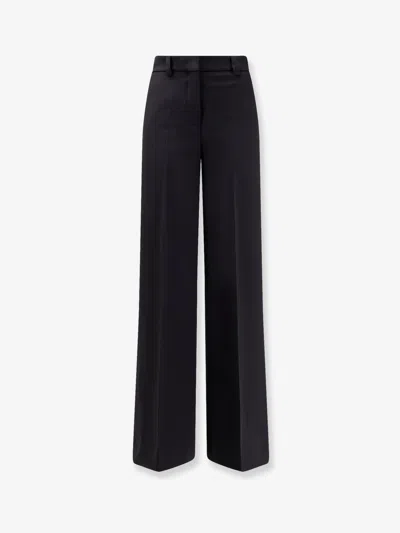 Incotex Wool Trousers In Black