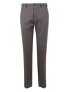Incotex Wool Trousers In Gray