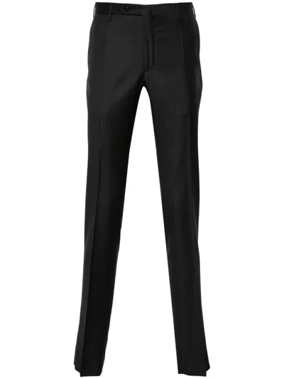 Incotex Wool Trousers In Grey