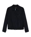 Incotex Zip-up Jacket In Blue
