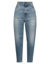 Ind Milano Woman Jeans Blue Size 29 Cotton In Blue