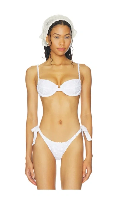 Indah Arden Bikini Top In White