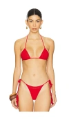 Indah Bobbie Bikini Top In Red