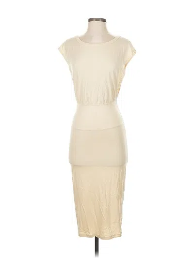 Pre-owned Indah Body Cocktail Dress In White