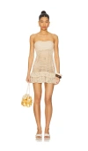 Indah Bonnie Crochet Mini Dress