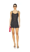 Indah Camilla Mini Dress In Black