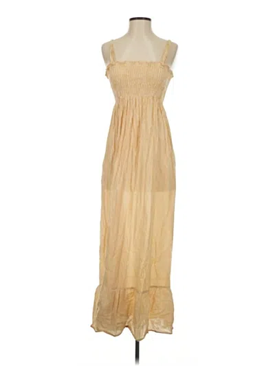 Pre-owned Indah Casual Dress In Tan