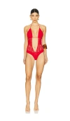 Indah Corazon One Piece Swimsuit In Red