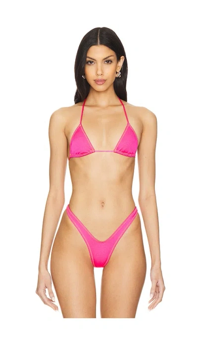 Indah Greta Triangle Bikini Top In Starburst