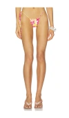 Indah Jaya Side Tie Bikini Bottom In Multi