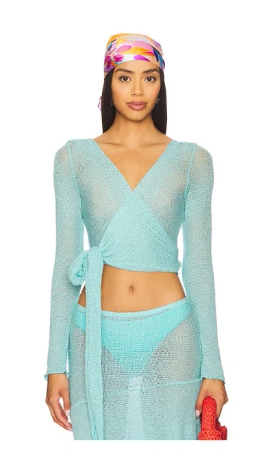 Indah Joanne Top In Blue