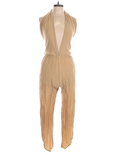 Pre-owned Indah Jumpsuit In Brown
