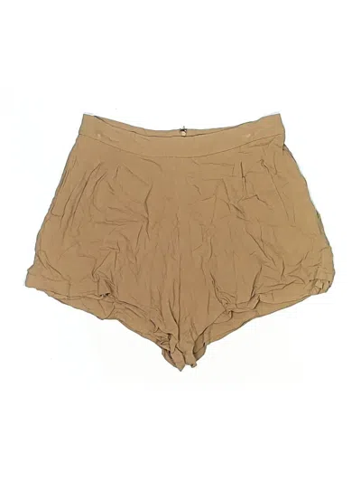 Pre-owned Indah Khaki Shorts In Brown