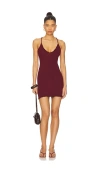 Indah Nola Solid Mini Dress In Multi