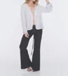 Indah Pisces Top In Grey Malala In Neutral