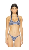 Indah Savanah Bikini Top In Blue