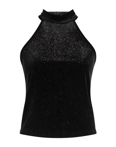 Indee Woman Top Black Size S Polyester, Elastane