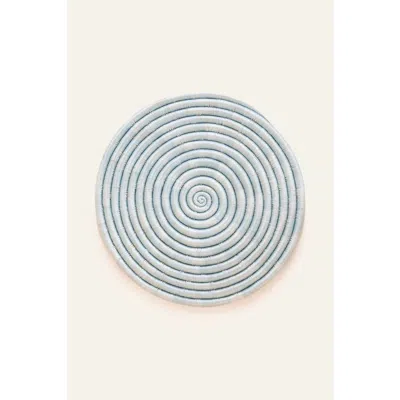 Indego Africa 12" Sisal Placemat In Blue