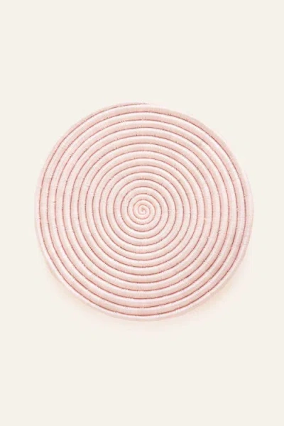 Indego Africa 12" Sisal Placemat In Pink