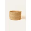 Indego Africa Banana Leaf Floor Basket