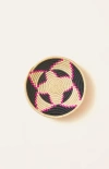 Indego Africa Bloom Flower Plateau In Black, Pink, And Natural