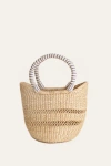 Indego Africa Bolga Tote In Beige