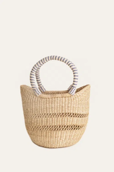 Indego Africa Bolga Tote In Beige