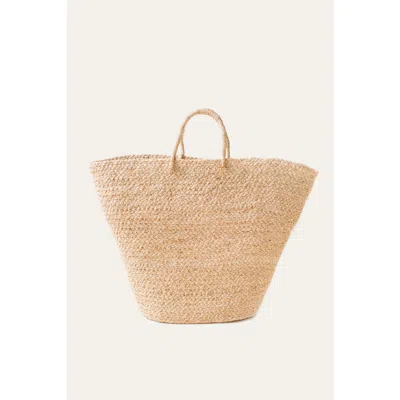 Indego Africa Braided Raffia Bag In Natural