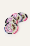 Indego Africa Geo Form Set Of 4 Coasters