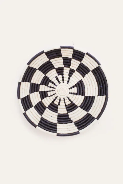 Indego Africa Geo Raffia Plateau In Natural And Black