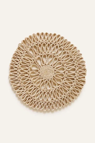 Indego Africa Lattice Placemat White Sisal
