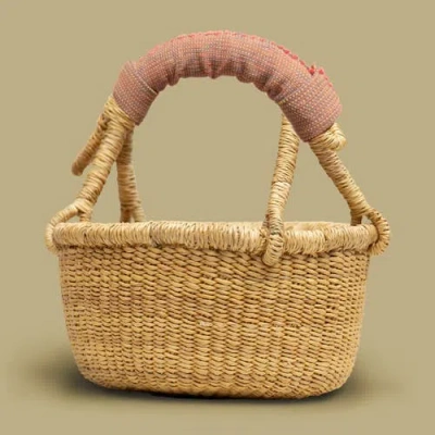 Indego Africa Mini Bolga Basket In Brown