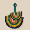 Indego Africa Mini Fan Bag Charm In Multi