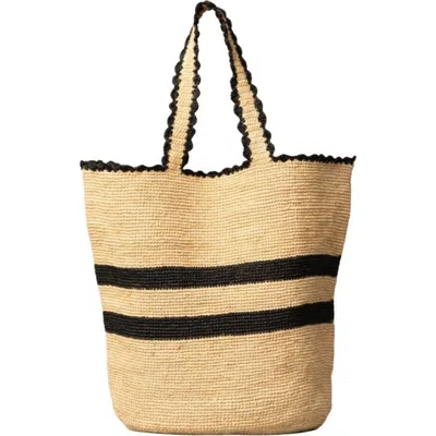 Indego Africa Odette Oversized Beach Tote In Brown
