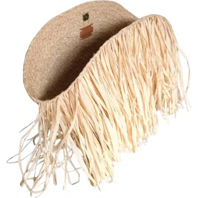 Indego Africa Shag Bag In Nude