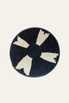 Indego Africa Star Raffia Plateau In Natural And Black