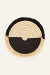 Indego Africa Two Tone Split Fringe Placemat
