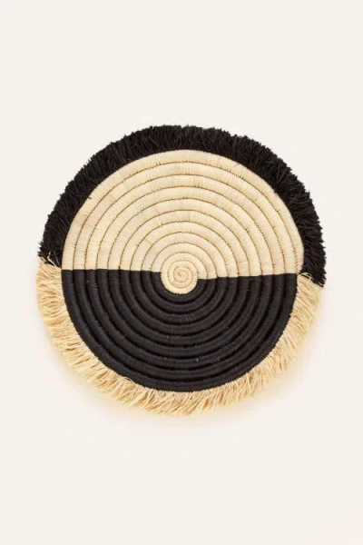 Indego Africa Two Tone Split Fringe Placemat