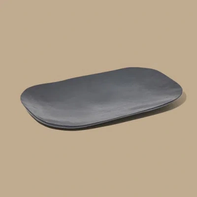 Indego Africa Wooden Tray In Gray