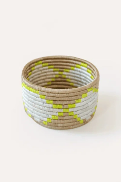 Indego Africa Woven Trinket Basket