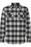 Independent Trading Co. Flannel Shirt In Black