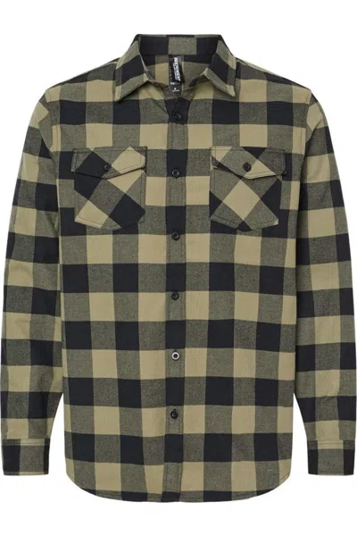 Independent Trading Co. Flannel Shirt In Multi